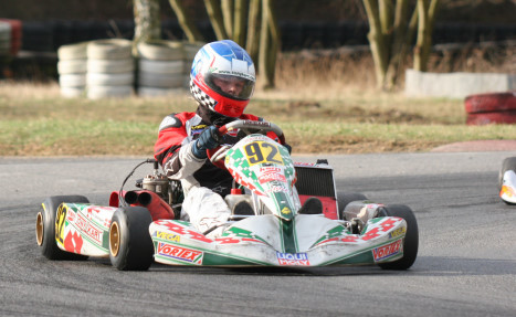 Bo Sørensen kørte en fornuftig førsæson-test i Winter Cuppen på Kerpen-kartingbanen